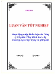Luận văn tốt nghiệp “Hoạt động nhập khẩu thép của Công ty Cổ phần Tổng Bách hoá - Bộ Thương mại:Thực trạng và giải pháp”
