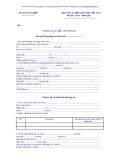 Mẫu thông báo lập chi nhánh - Mẫu số 1