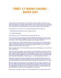 TRIẾT LÝ BÁNH CHƯNG - BÁNH DÀY