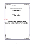 Báo cáo kiến tập : TÌM HIỂU TỈNH THANH HÓA VÀ  TRƯỜNG CHÍNH TRỊ TỈNH THANH HÓA