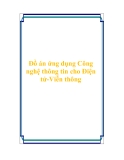 Đồ án ứng dụng Công nghệ thông tin cho Điện tử-Viễn thông