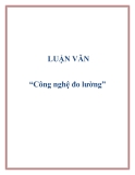 Đồ án công nghệ đo lường
