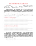 Bản kiểm điểm của ban chấp hành