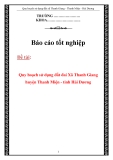 Báo cáo tốt nghiệp: “ Quy hoạch sử dụng đất đai Xã Thanh Giang - huyện Thanh Miện - tỉnh Hải Dương ”