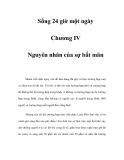 Sống 24 giờ một ngày - Chương IV 