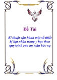 Tiểu luận: Kỹ thuật vận hành một số thiết bị hạt nhân trong y học theo quy trình của an toàn bức xạ
