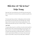 Biến hóa với “tắc kè hoa” Triệu Trang