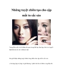 Những tuyệt chiêu tạo cho cặp mắt to sắc sảo