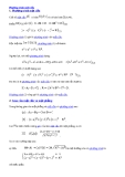 Phương trình mặt cầu