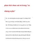 phan tich nhan vat mi trong "vochong a phu"Mị 
