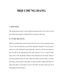 BIỂU HIỆN HỘI CHỨNG HANG   