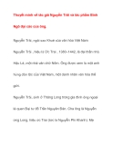 Tài liệu tham khảo: Thuyết minh về tác giả Nguyễn Trãi 