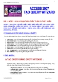 ACCESS 2007 - TẠO FORM QUERYWITZARD