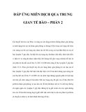 ÐÁP ỨNG MIỄN DỊCH QUA TRUNG GIAN TẾ BÀO – PHẦN 2 