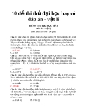 10 đề thi thử DH_ĐỀ 3