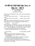 10 đề thi thử DH_ĐỀ 4