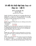 10 đề thi thử DH_ĐỀ 5
