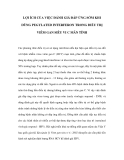 LỢI ÍCH CỦA VIỆC ÐÁNH GIÁ ÐÁP ỨNG SỚM KHI DÙNG PEGYLATED INTERFERON TRONG ÐIỀU TRỊ VIÊM GAN SIÊU VI C MÃN TÍNH