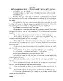 Chương 7: TIẾN BỘ KHOA HỌC - CÔNG NGHỆ TRONG XÂY DỰNG