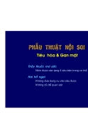 TỔNG QUAN PHẪU THUẬT NỘI SOI Ổ BỤNG