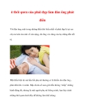 4 thói quen của phái đẹp làm đàn ông phát điên