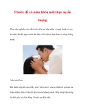 5 bước để có màn khóa môi thực sự ấn tượng