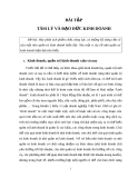 BÀI TẬP TÂM LÝ VÀ ĐẠO ĐỨC KINH DOANH