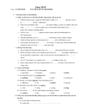 15mn-TEST Class : 11 ENGLISH - VOCABULARY & GRAMMAR