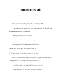 THUỐC TIỀN MÊ 