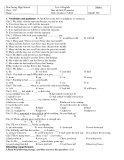 Test of English - Mã đề: 586
