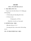 TẬP VIẾT Tiết 21 : ÔN CHỮ HOA O, Ô, Ơ. I 