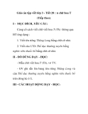 Giáo án tập viết lớp 3 - Tiết 28 : n chữ hoa T (Tiếp theo).