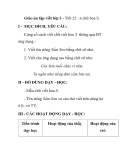 Giáo án tập viết lớp 3 - Tiết 25 : n chữ hoa S