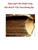Ngôn ngữ trần thuật trong tiểu thuyết Việt Nam đương đại  _1