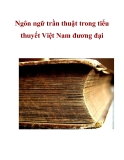 Ngôn ngữ trần thuật trong tiểu thuyết Việt Nam đương đại _3