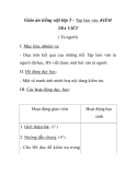 Giáo án tiếng việt lớp 5 - Tập làm văn: KIỂM TRA VIẾT ( Tả người) 