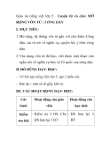 Giáo án tiếng việt lớp 5 - Luyện từ và câu: MỞ RỘNG VỐN TỪ : CÔNG DÂN