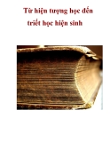 Từ hiện tượng học đến triết học hiện sinh _3