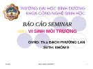 Báo cáo: Công nghệ sản xuất thuốc trừ sâu sinh học