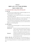 MÔ HÌNH CHẤT LƯỢNG NƯỚC - CHƯƠNG 3