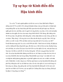 Tự sự học từ Kinh điển đến Hậu kinh điển  