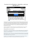 fac 2.0 cho blackberry chính thức ra mắt