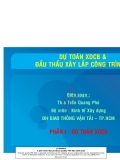 Dự toán xây dựng cơ bản và đấu thầu xây lắp công trình - Chương 1