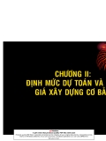 Dự toán xây dựng cơ bản và đấu thầu xây lắp công trình - Chương 2