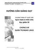 CHỨNG CHỈ QUẢN TRỊ MẠNG LINUX - MỞ ĐẦU