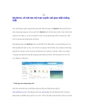 SkyDrive- 25 GB lưu trữ trực tuyến với giao diện tiếng Việt