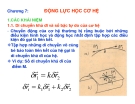 CƠ HỌC ỨNG DỤNG - PHẦN 2 ĐỘNG HỌC - CHƯƠNG 7