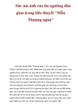 Tài liệu: Sức ám ảnh của tín ngưỡng dân gian trong tiểu thuyết 'Mẫu Thượng ngàn'