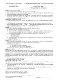 Đề thi tuyển sinh đại học môn hóa năm 2002