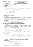 Đề thi tuyển sinh đại học năm 2009 môn toán khối A